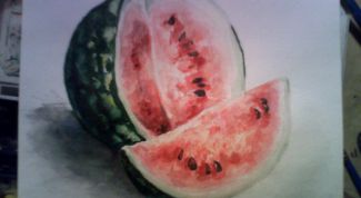 Картинка по теме - как нарисовать арбуз