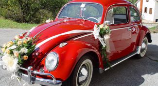 Картинка по теме - как нарядить машины на свадьбу