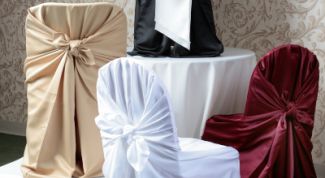 Картинка по теме - как сшить накидку на стул 