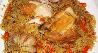 Картинка по теме - как вкусно приготовить плов из курицы