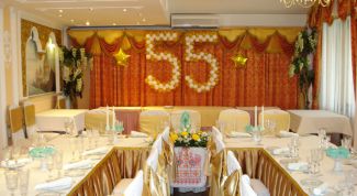 Картинка по теме - как оформить зал на юбилей