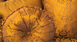 Картинка по теме - как сшить круглую подушку