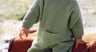 Картинка по теме - как связать детский комбинезон