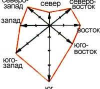 Картинка по теме - как нарисовать розу ветров