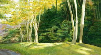 Картинка по теме - как рисовать маслом пейзаж