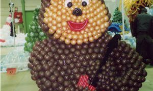 Картинка по теме - как делать фигуры из воздушных шаров