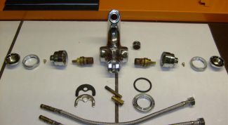 Картинка по теме - как разобрать кухонный смеситель