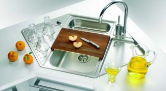 Картинка по теме - как установить раковину в кухне