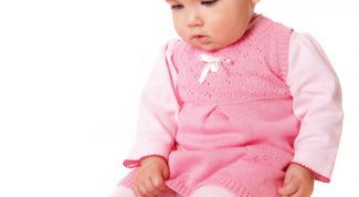 Картинка по теме - как связать детское платье спицами