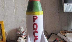 Картинка по теме - как сделать бумажную ракету