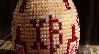 Картинка по теме - как сделать яйцо из бисера