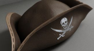 Картинка по теме - как сделать пиратскую треуголку