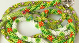 Картинка по теме - как плести жгут из бисера