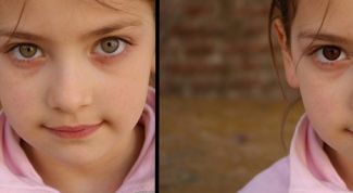 Картинка по теме - как поменять цвет глаз в русском фотошопе