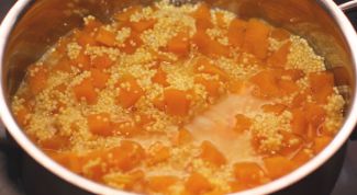 Картинка по теме - как приготовить пшенную кашу с тыквой