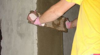 Картинка по теме - как штукатурить цементом