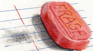 Картинка по теме - как удалить текст с бумаги