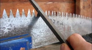 Картинка по теме - как наточить пилу