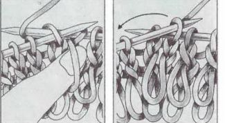 Картинка по теме - как набирать воздушные петли на спицах