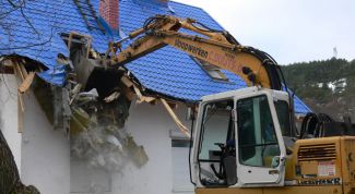 Картинка по теме - как снести постройку