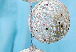 Картинка по теме - как делать шары из ниток