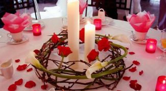 Картинка по теме - как украсить романтический ужин