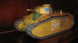 Картинка по теме - как сделать бумажный танк