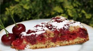 Картинка по теме - как готовить вишнёвый пирог