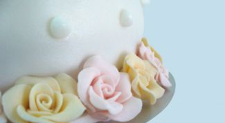 Картинка по теме - как сделать розу из теста