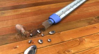 Картинка по теме - как очистить пол от ртути