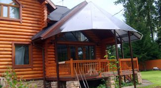 Картинка по теме - как сделать навес из поликарбоната