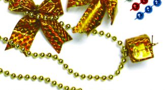 Картинка по теме - как сделать бант на елку