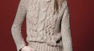 Картинка по теме - как связать модный свитер
