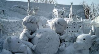 Картинка по теме - как сделать снежную фигуру