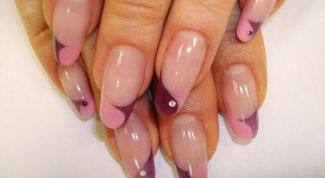 Картинка по теме - как наращивать ногти на форму