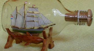 Картинка по теме - как поместить корабль в бутылку