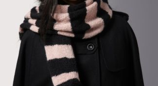 Картинка по теме - как завязывать широкий шарф