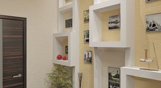 Картинка по теме - как повесить полку на гипсокартон