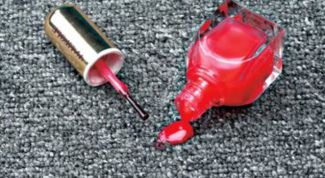 Картинка по теме - как отстирать лак