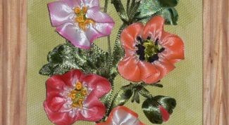 Картинка по теме - как вышивать ленточками