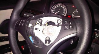 Картинка по теме - как перетянуть руль кожей