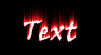 Картинка по теме - как сделать огненную надпись