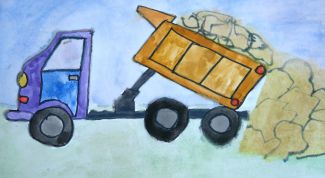 Картинка по теме - как нарисовать грузовик