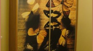 Картинка по теме - как украсить старый шкаф