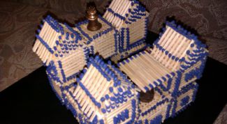 Картинка по теме - как построить замки из спичек