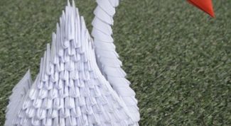 Картинка по теме - как сделать модульного лебедя