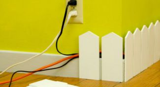 Картинка по теме - как спрятать провода на стене