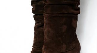 Картинка по теме - как обновить замшевые сапоги