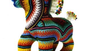 Картинка по теме - как плести игрушки из бисера