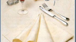 Картинка по теме - как складывать салфетки